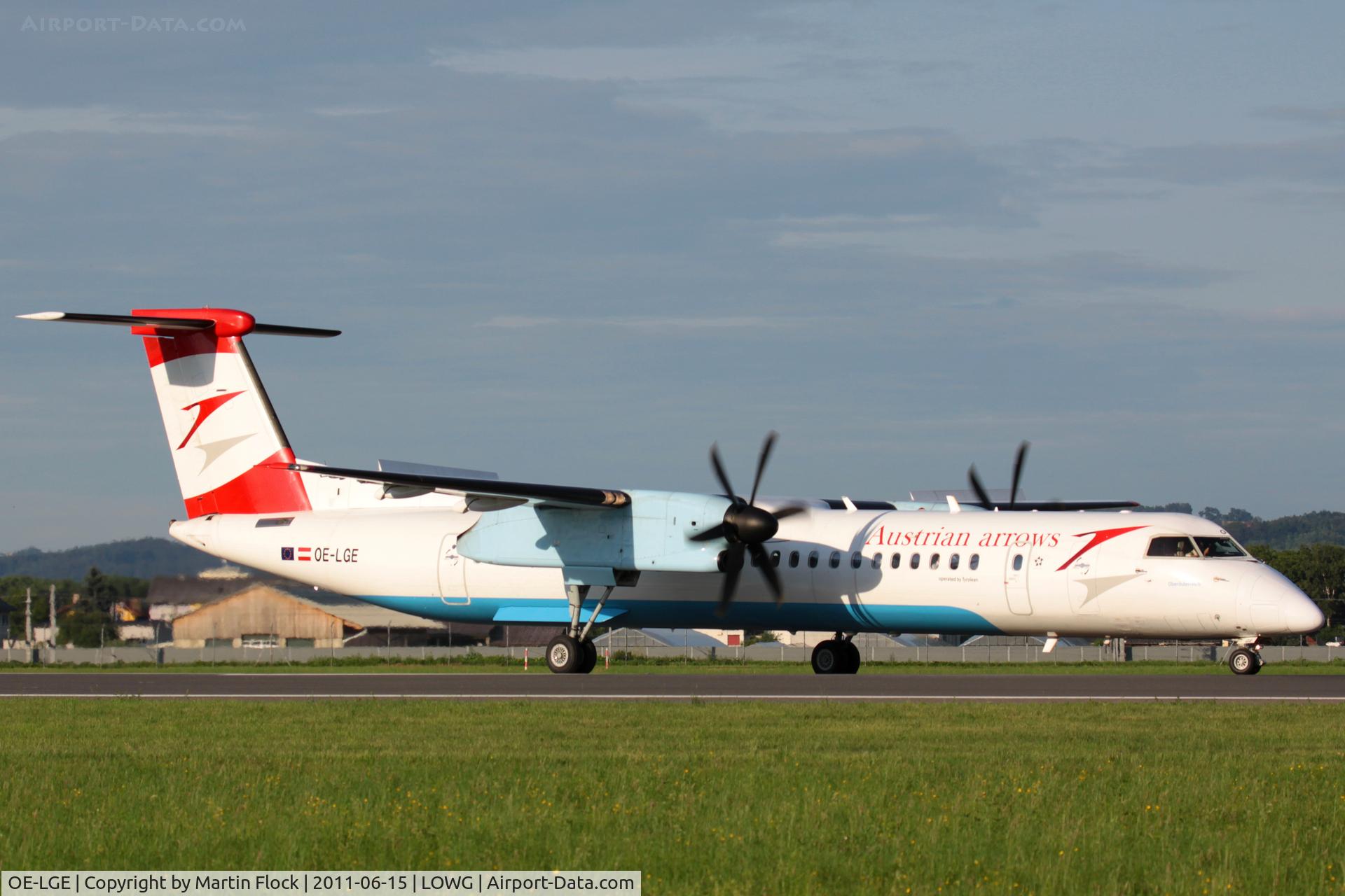 OE-LGE, 2001 De Havilland Canada DHC-8-402Q Dash 8 C/N 4042, .....