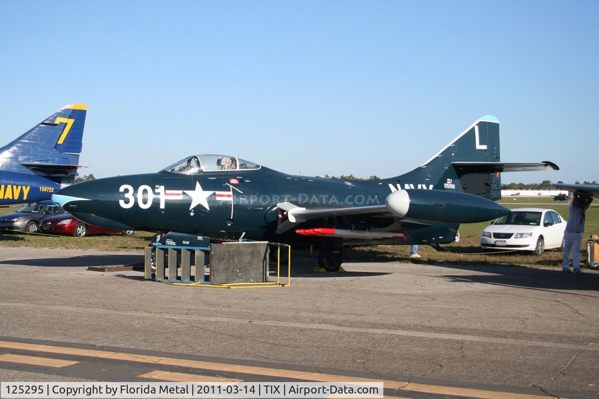 125295, Grumman F9F-5 Panther C/N Not found 125295, F9F-5 Panther
