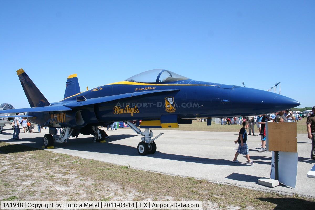 161948, McDonnell Douglas F/A-18A Hornet C/N 0157, Blue Angels F-18 - belonging to Valiant Air Museum