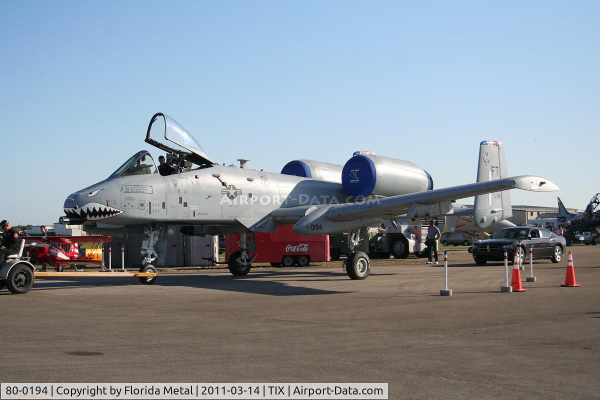 80-0194, 1980 Fairchild Republic A-10C Thunderbolt II C/N A10-0544, Warthog