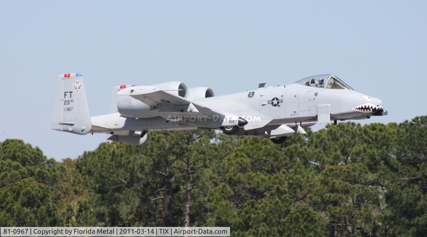81-0967, 1981 Fairchild Republic A-10C Thunderbolt II C/N A10-0662, Warthog