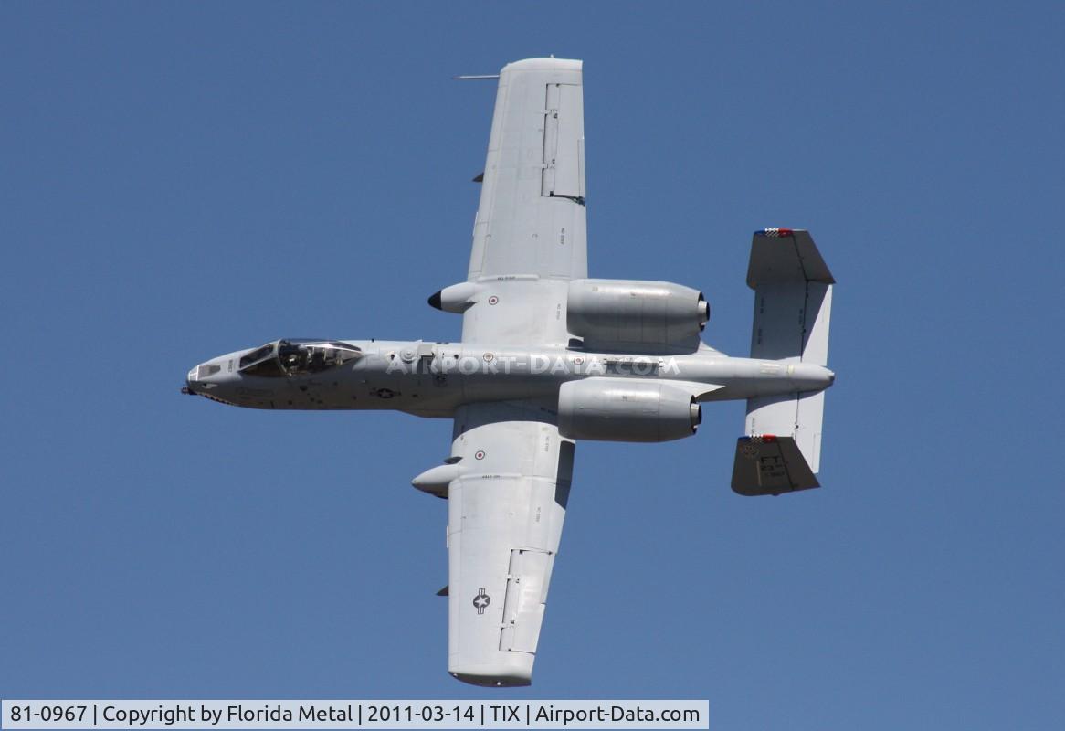 81-0967, 1981 Fairchild Republic A-10C Thunderbolt II C/N A10-0662, Warthog