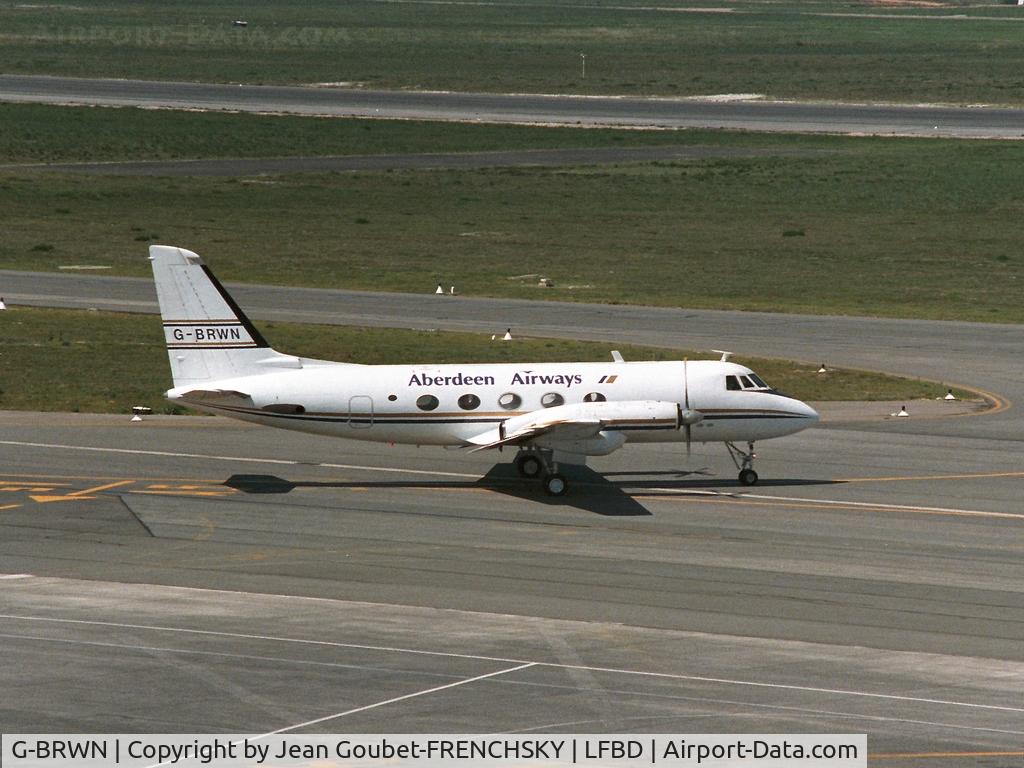 G-BRWN, 1967 Grumman G-159 Gulfstream 1 C/N 177, ABERDEEN AIRWAYS