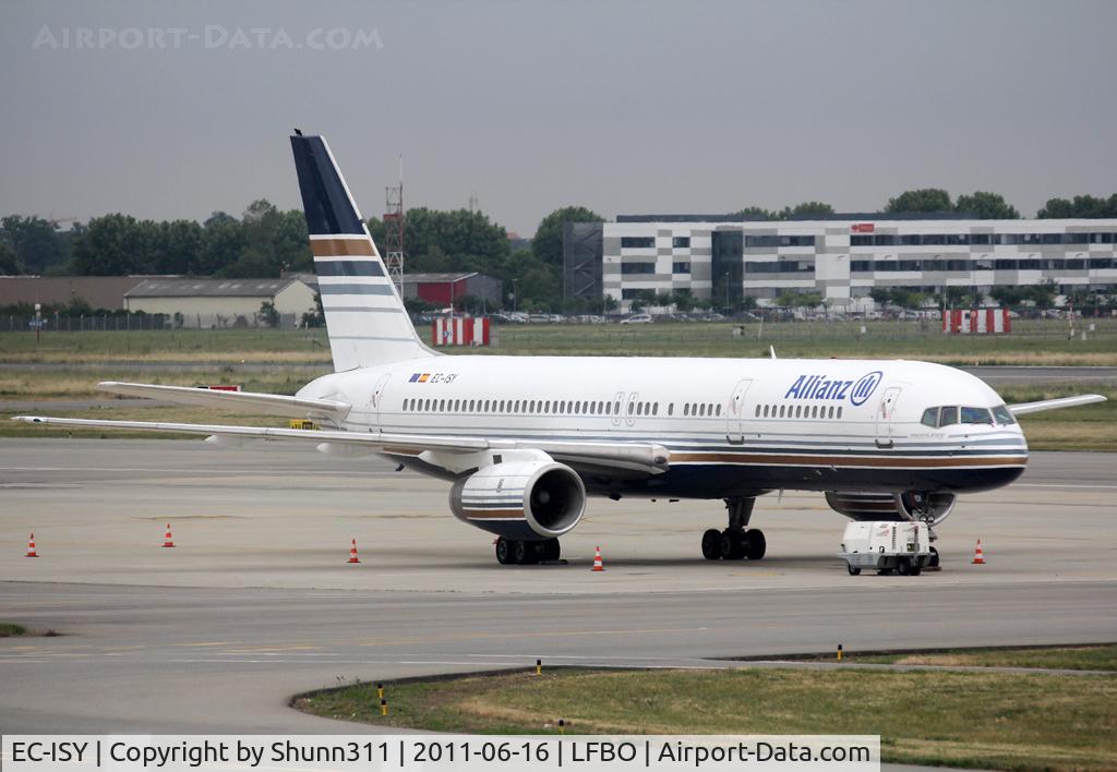 EC-ISY, 1993 Boeing 757-256 C/N 26241, Parked at the Cargo apron... Now with 