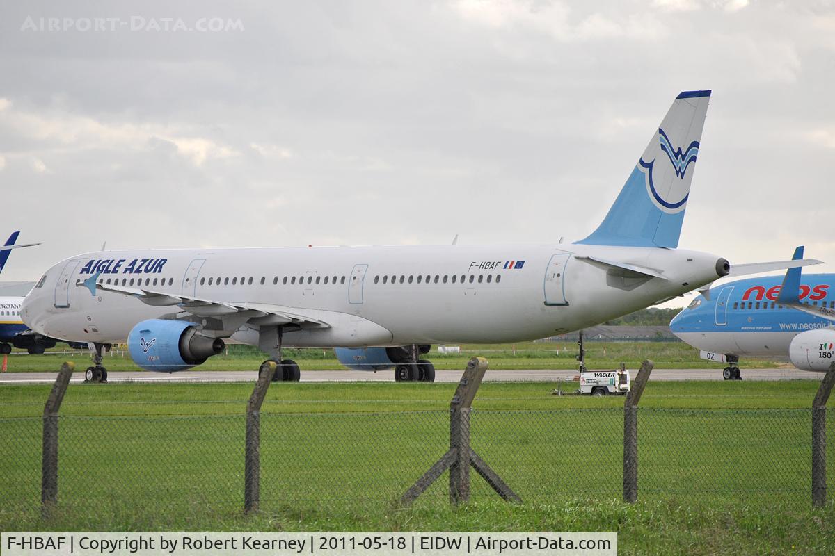 F-HBAF, 1999 Airbus A321-211 C/N 1006, Charter for the UEFA Cup final