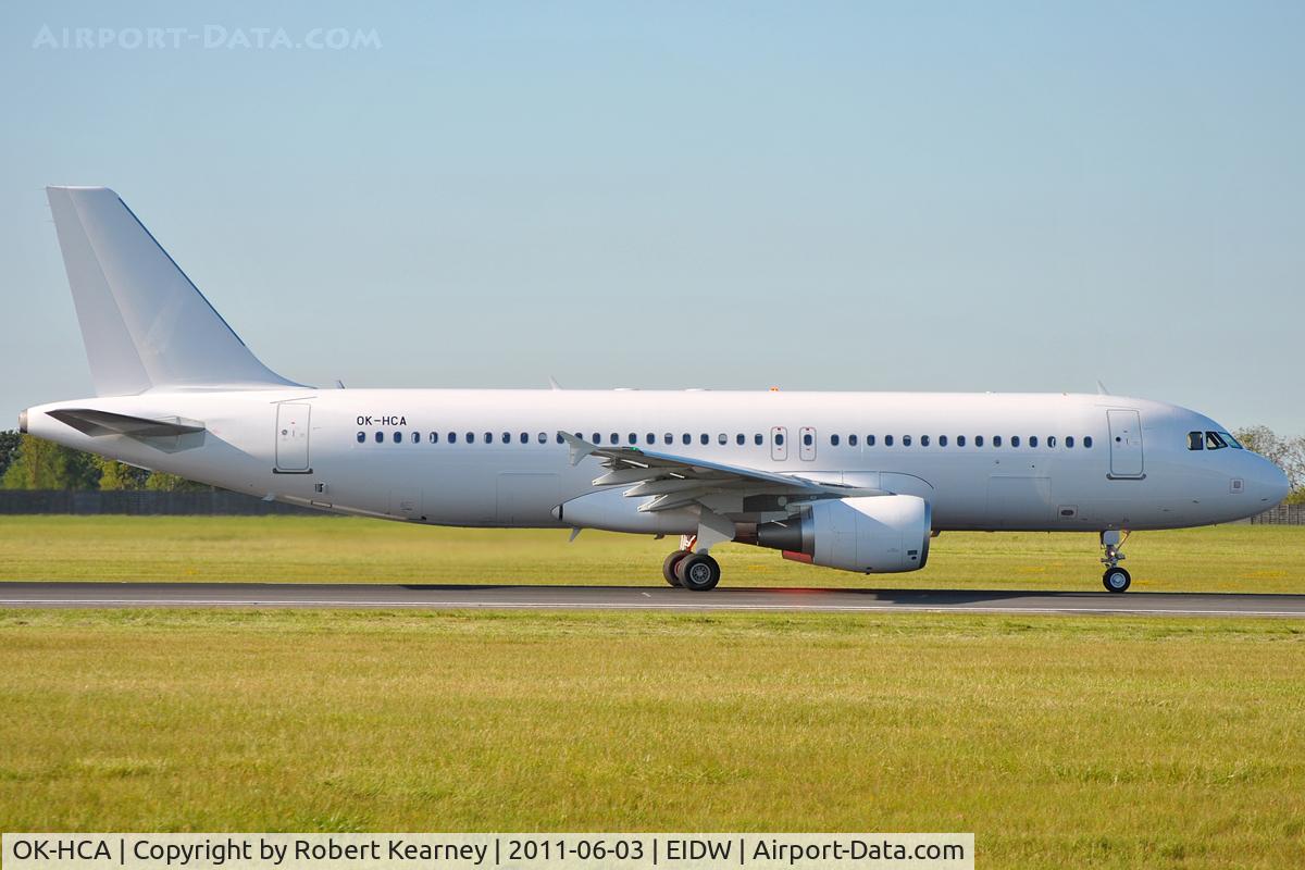 OK-HCA, 2011 Airbus A320-214 C/N 4699, Rolling on r/w 10