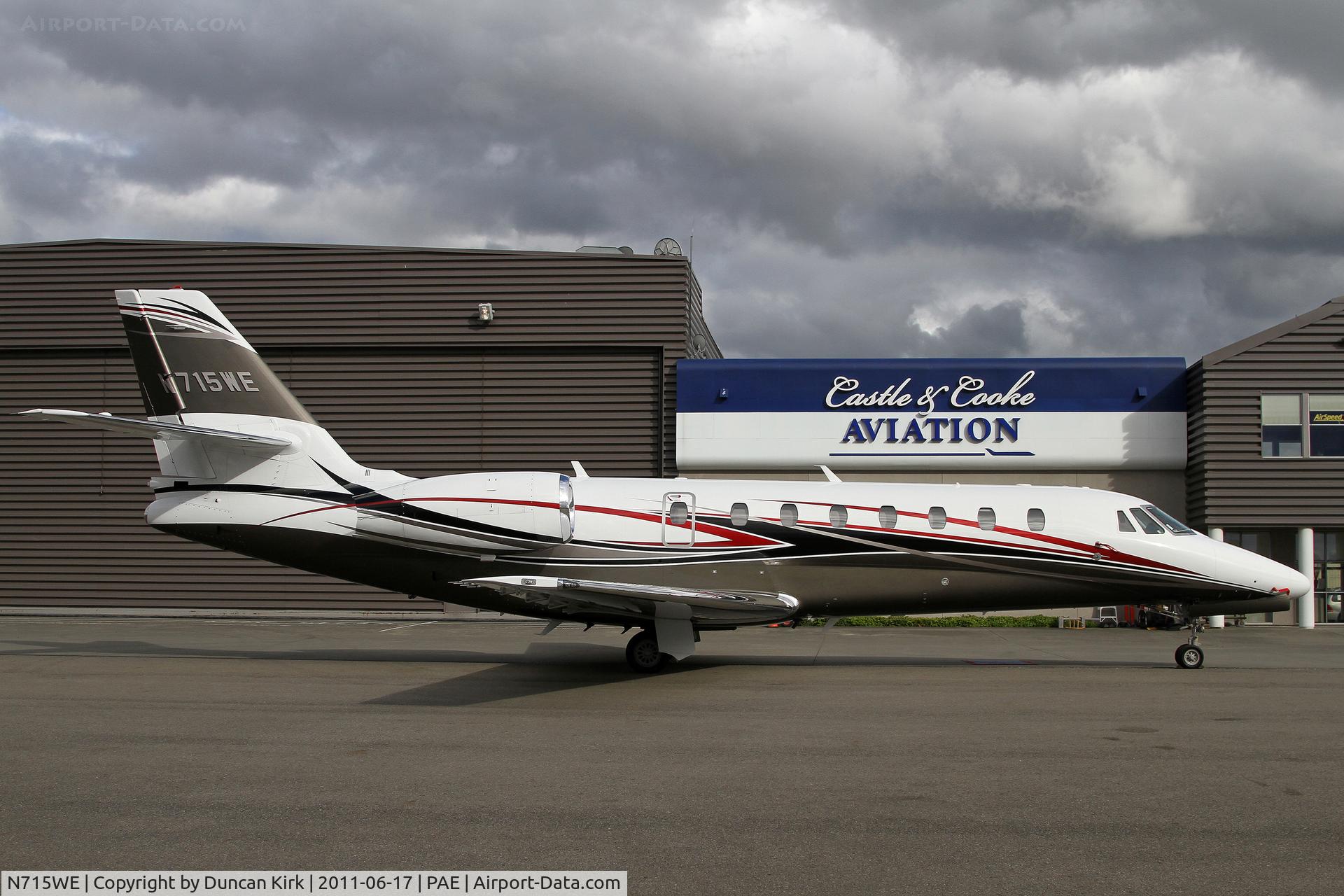 N715WE, 2009 Cessna 680 Citation Sovereign C/N 680-0286, Nice scheme!!!