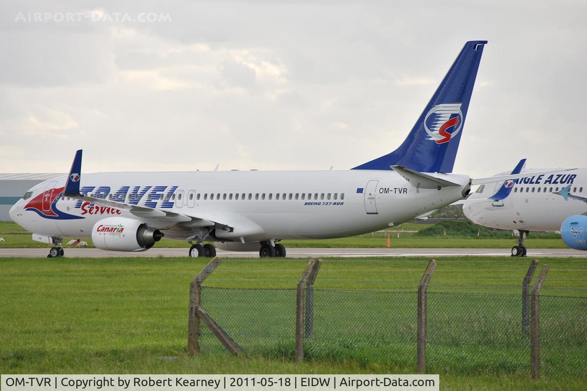 OM-TVR, 2011 Boeing 737-86N C/N 38018, Charter for the UEFA Cup final