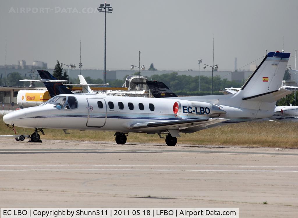 EC-LBO, 1990 Cessna 550 Citation II C/N 550-0634, Parked...