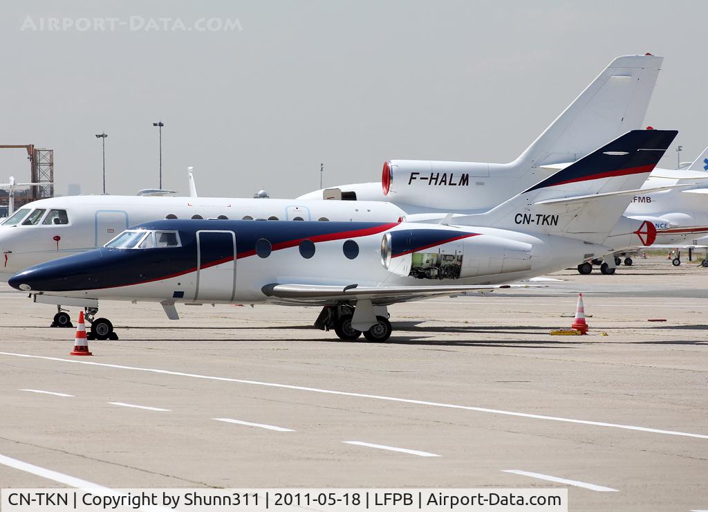 CN-TKN, 1978 Dassault Falcon 10 C/N 128, Parked... On overhaul...