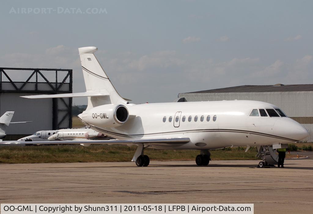 OO-GML, 2005 Dassault Falcon 2000EX C/N 75, Parked...
