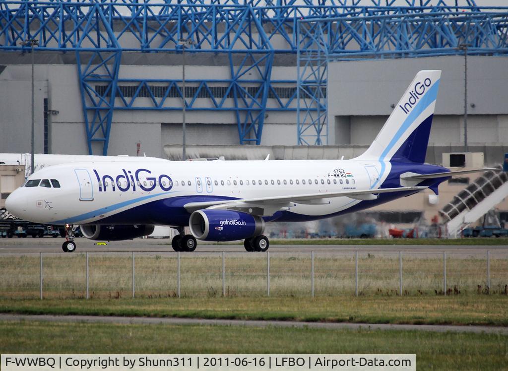 F-WWBQ, 2011 Airbus A320-232 C/N 4762, C/n 4762 - To be VT-IEG