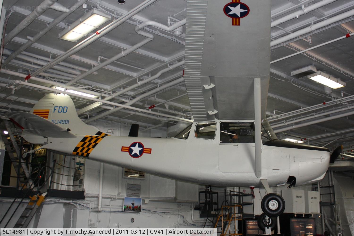 5L14981, 1950 Cessna O-1A Bird Dog C/N 21866, Cessna L-19