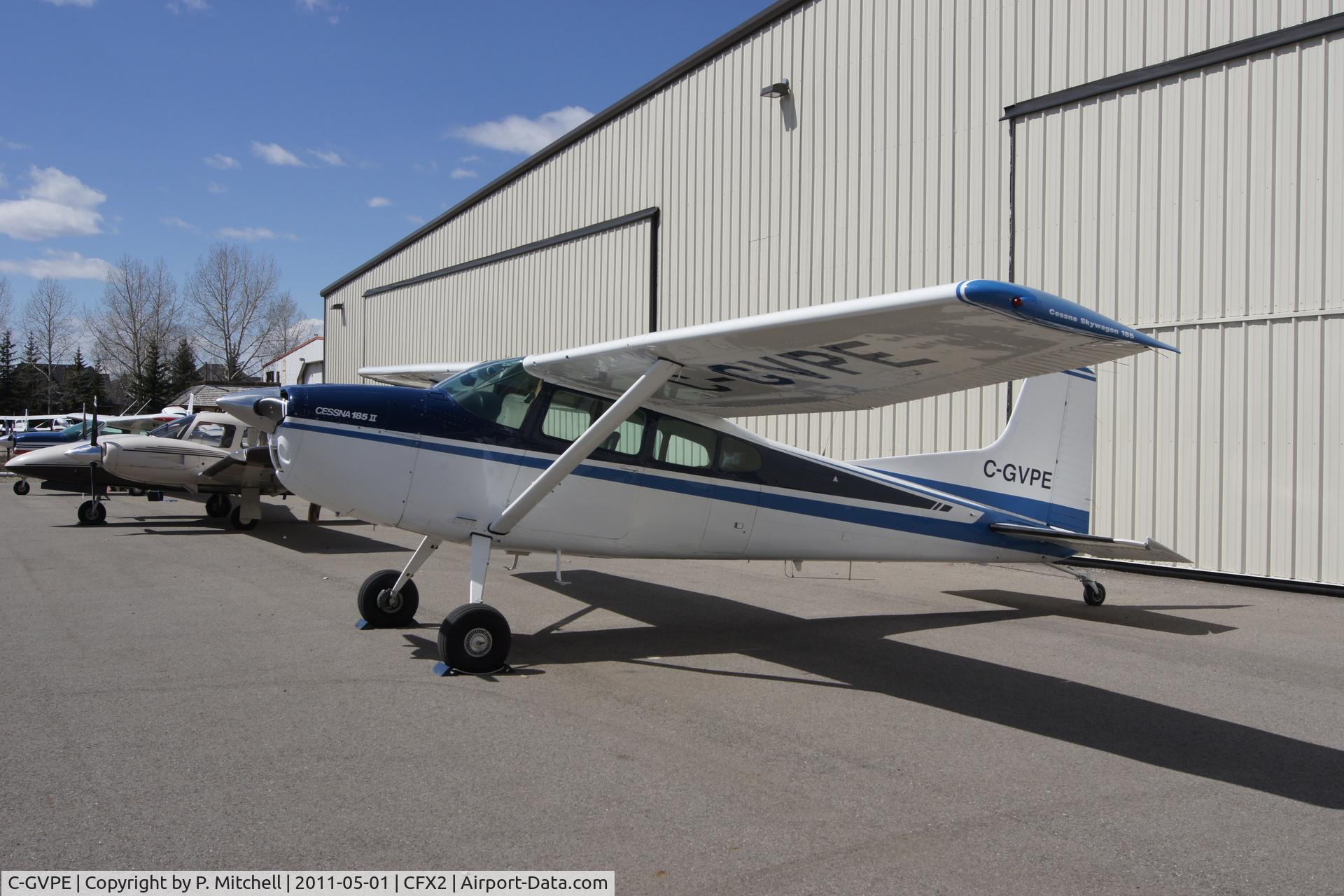 C-GVPE, 1979 Cessna A185F Skywagon 185 C/N 18503777, Parked at Okotoks Air Ranch
