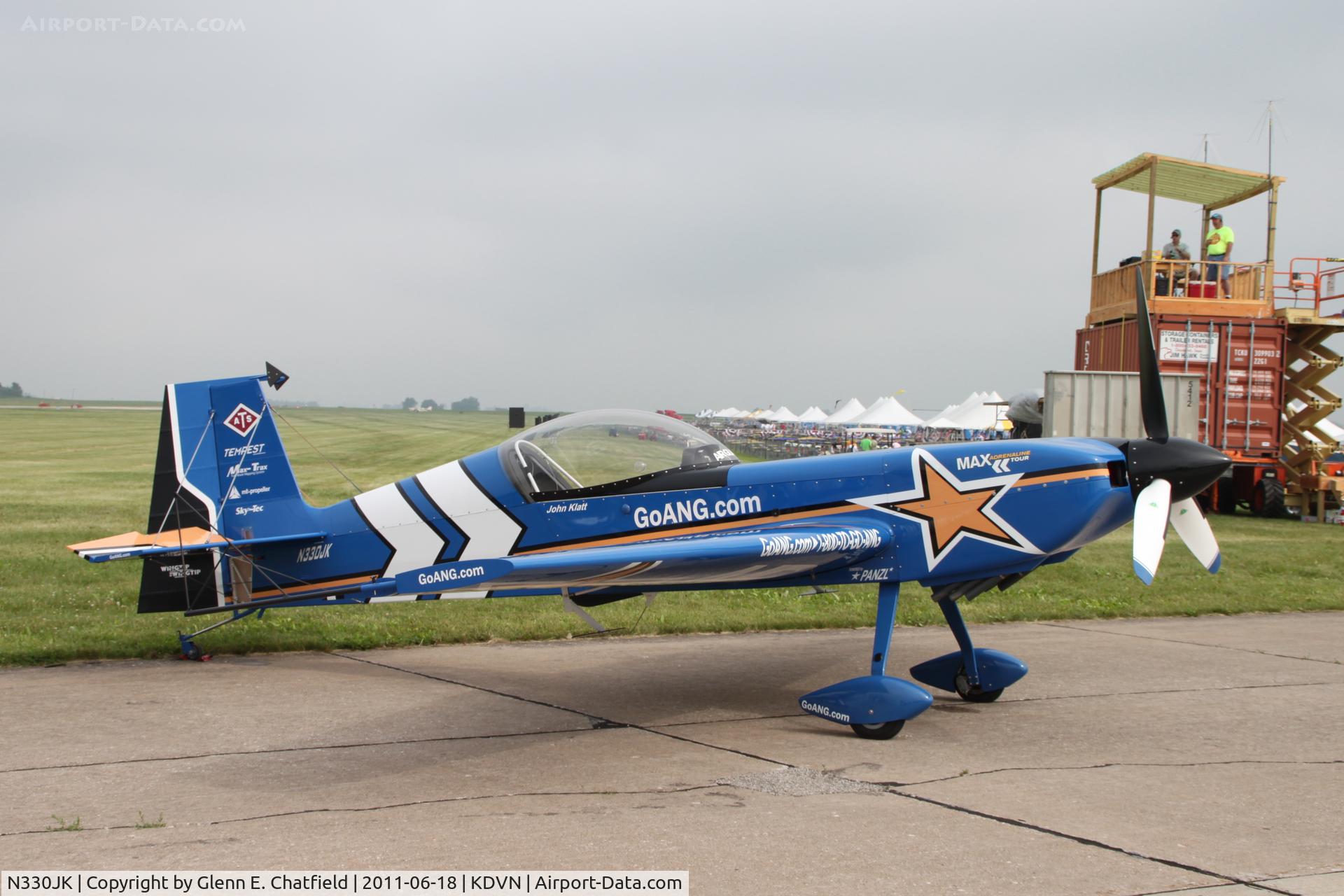 N330JK, Panzl S-330 C/N 009, At the Quad Cities Air Show.