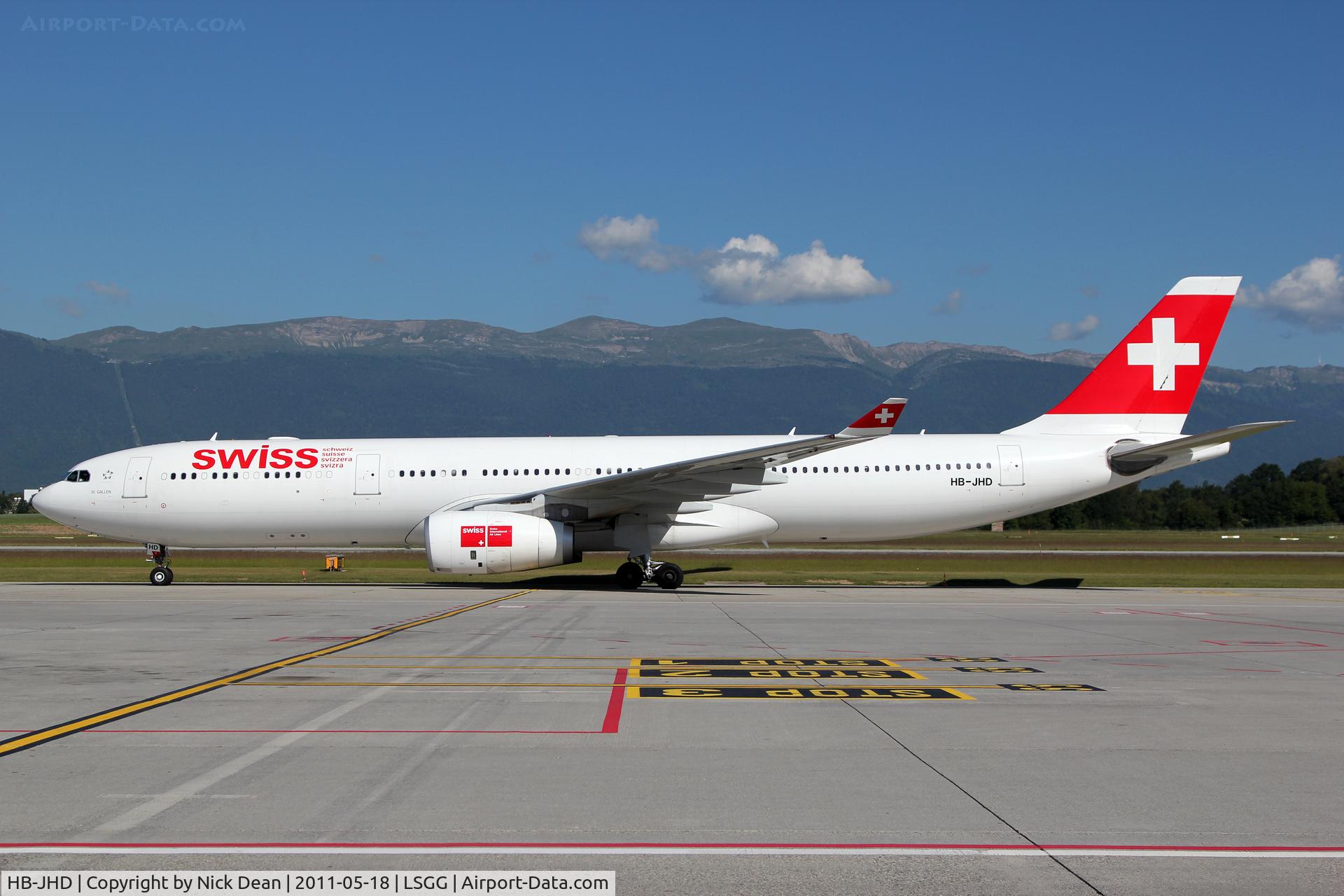 HB-JHD, 2009 Airbus A330-343 C/N 1026, LSGG/GVA