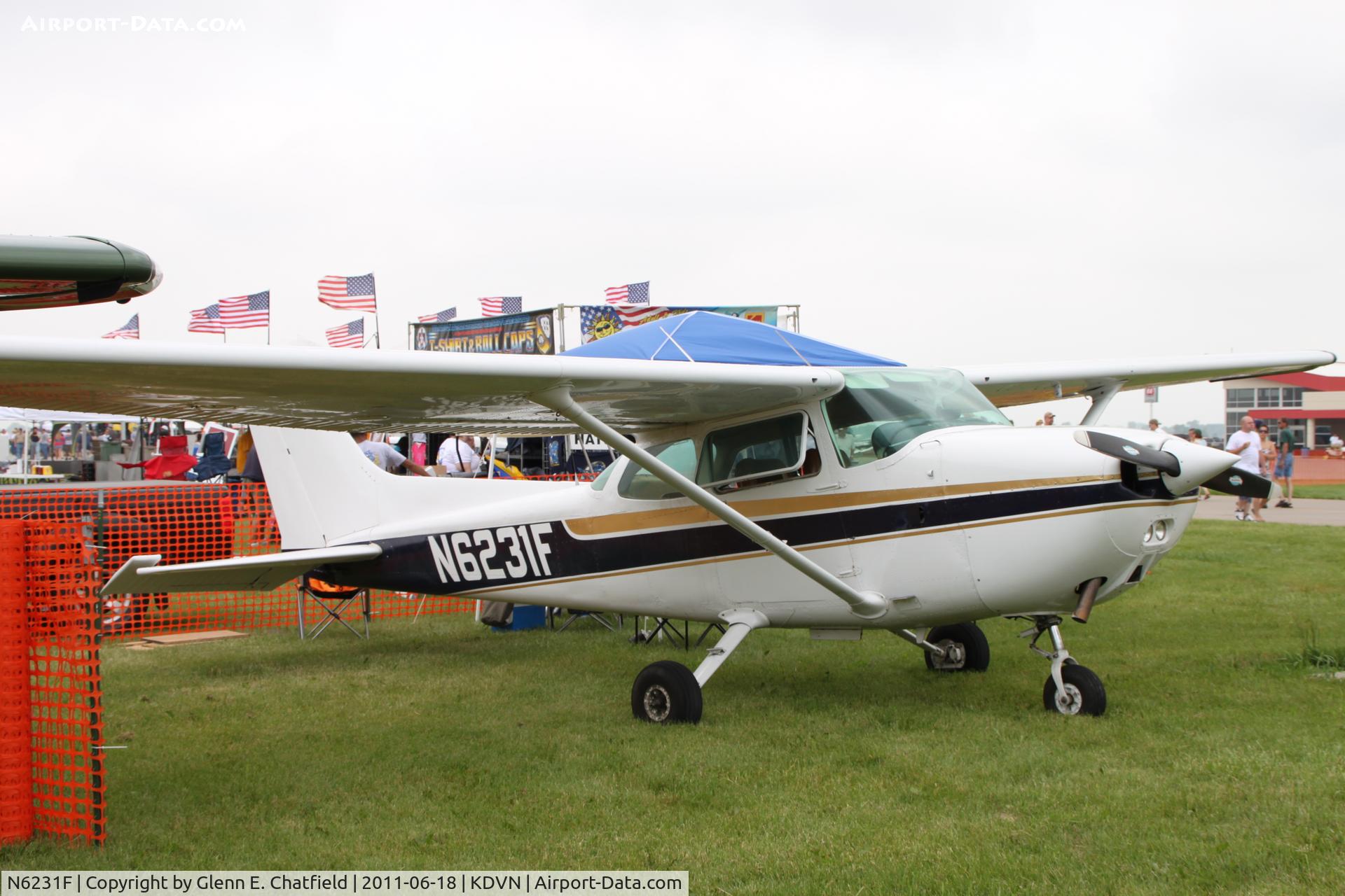 N6231F, 1979 Cessna 172N C/N 17273170, At the Quad Cities Air Show