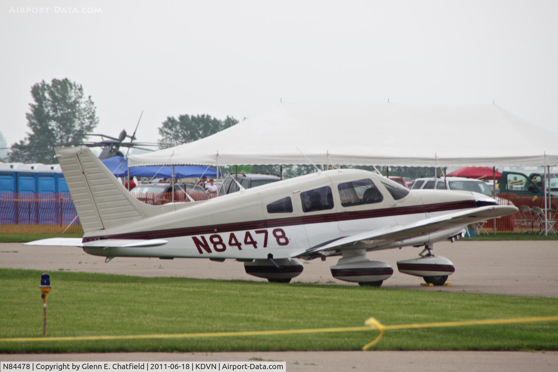 N84478, 1981 Piper PA-28-236 Dakota C/N 28-8211015, At the Quad Cities Air Show. 