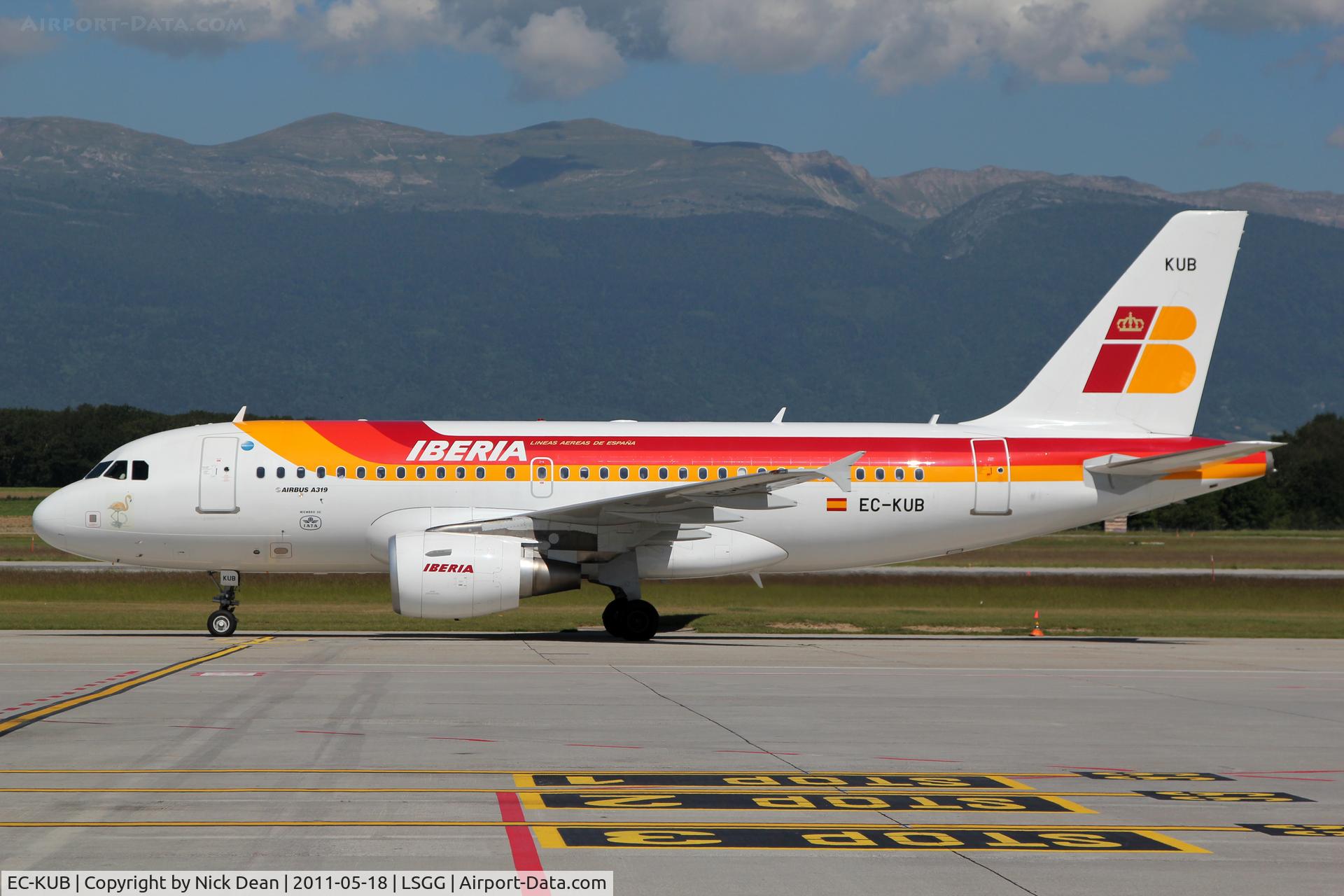 EC-KUB, 2008 Airbus A319-111 C/N 3651, LSGG/GVA