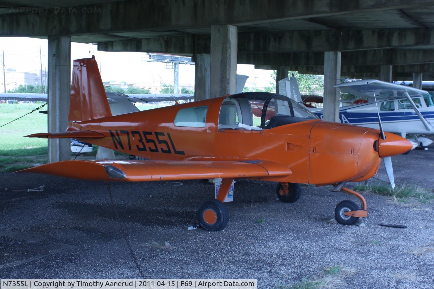 N7355L, American AA-1B Yankee C/N AA1B-0055, American AA-1B, c/n: AA1B-0055