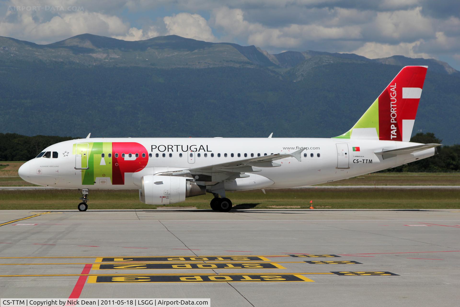 CS-TTM, 1999 Airbus A319-111 C/N 1106, LSGG/GVA