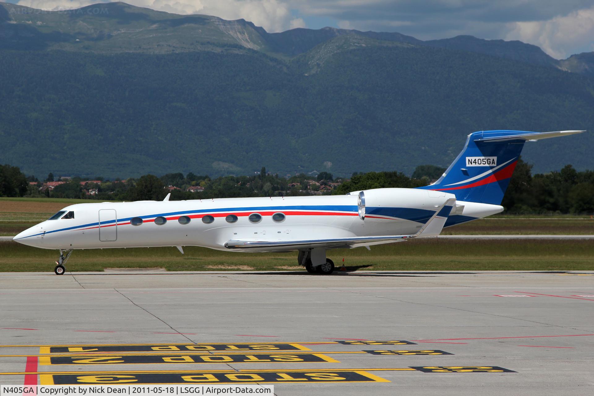 N405GA, 2008 Gulfstream Aerospace GV-SP (G500) C/N 5205, LSGG/GVA