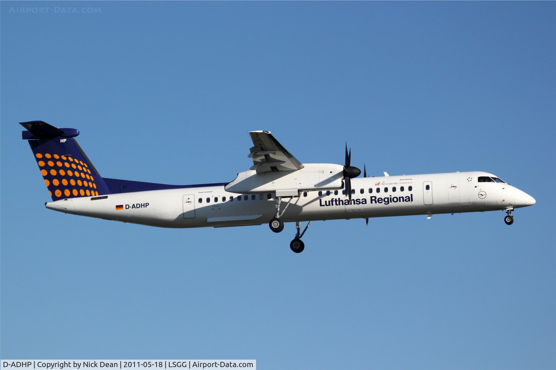 D-ADHP, 1998 De Havilland Canada DHC-8-402 Dash 8 C/N 4003, LSGG/GVA