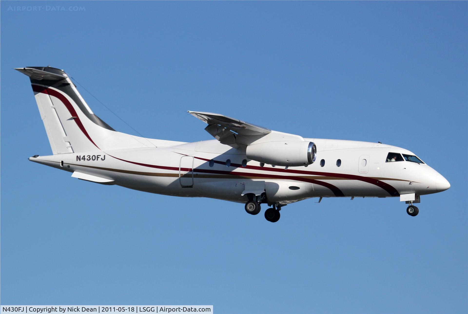 N430FJ, 2002 Fairchild Dornier 328-300 328JET C/N 3209, LSGG/GVA