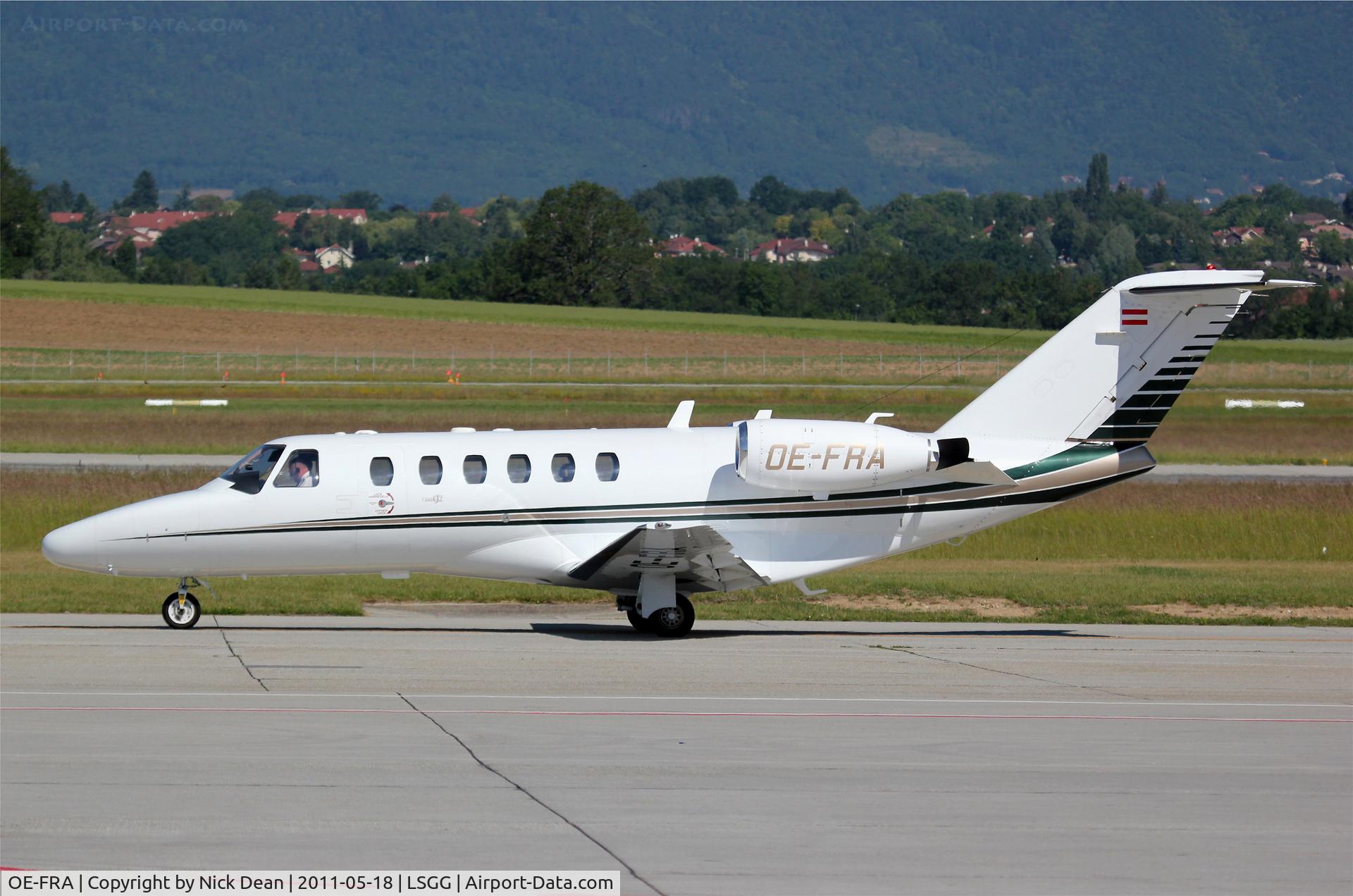 OE-FRA, Cessna 525A CitationJet CJ2 C/N 525A-0150, LSGG/GVA