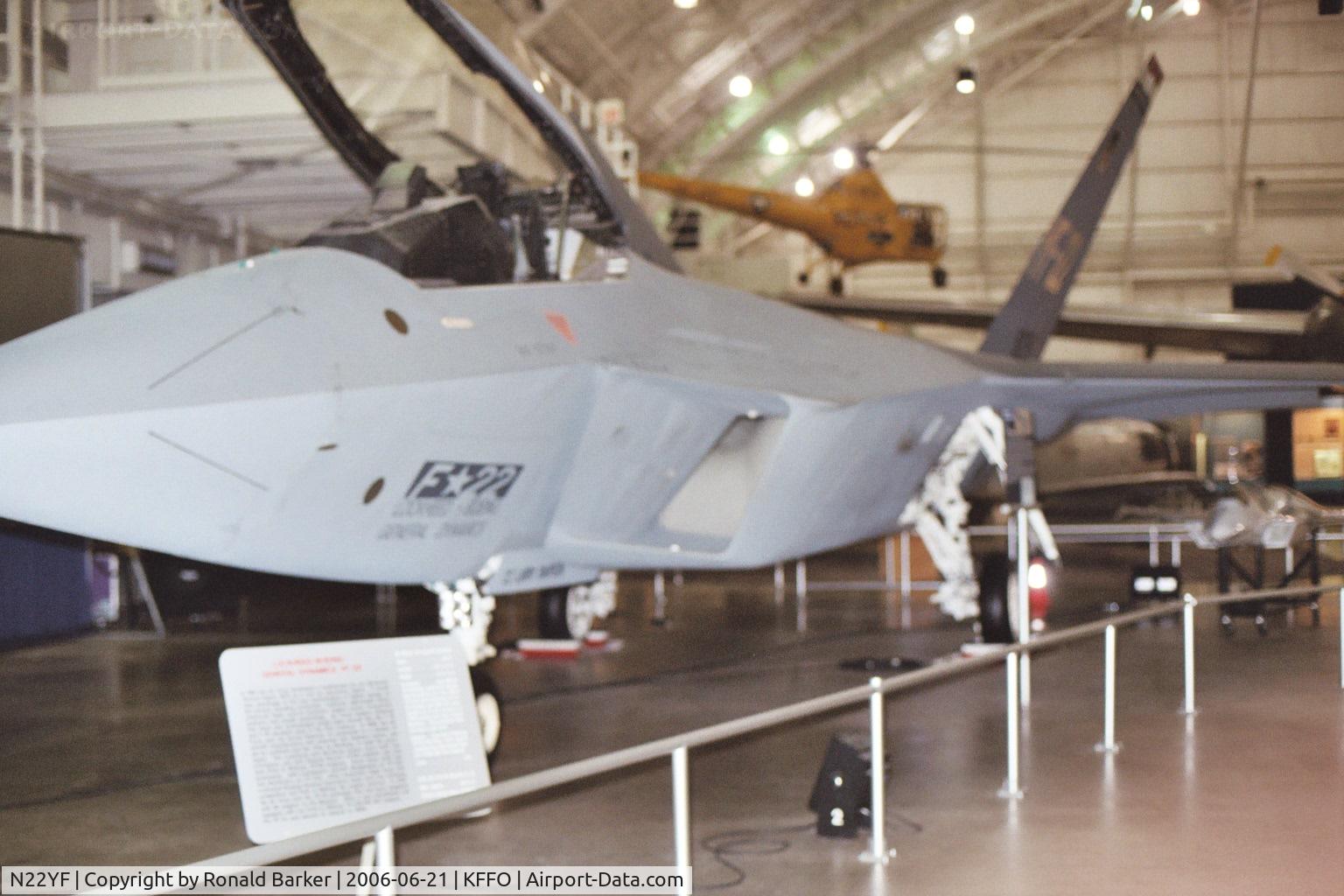 N22YF, 1990 Lockheed YF-22A C/N 3997, National Museum of the Air Force