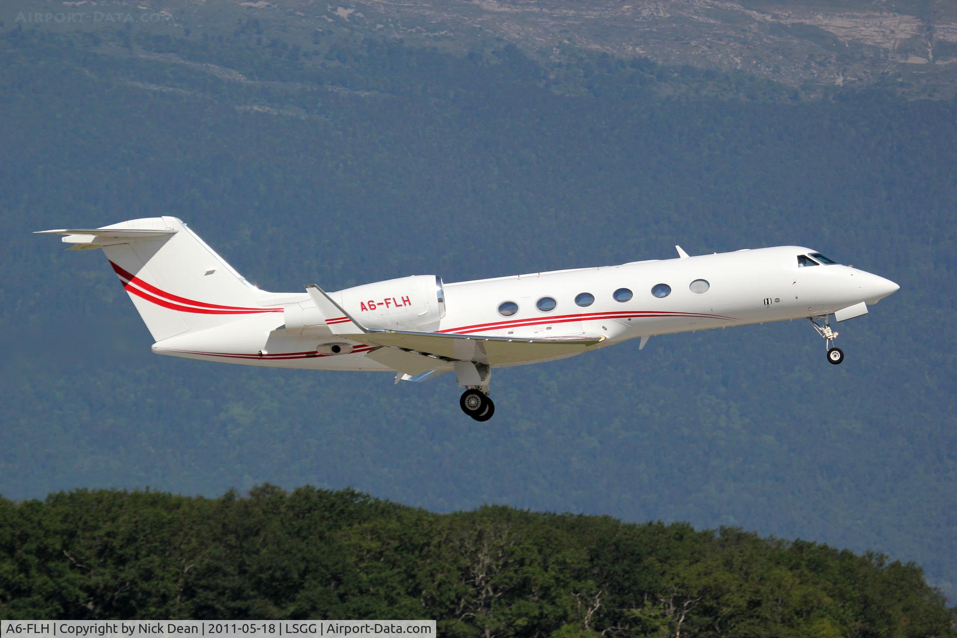 A6-FLH, 2009 Gulfstream Aerospace GIV-X (G450) C/N 4155, LSGG/GVA