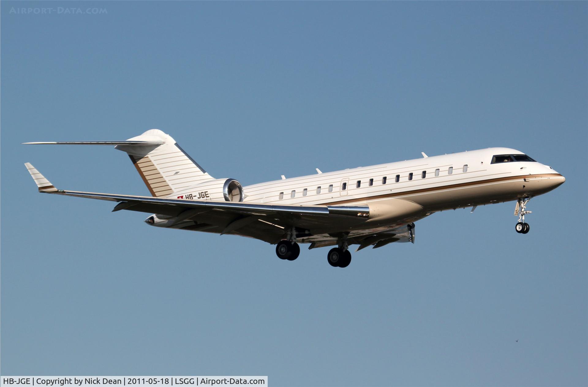 HB-JGE, 2008 Bombardier BD-700-1A10 Global Express C/N 9287, LSGG/GVA