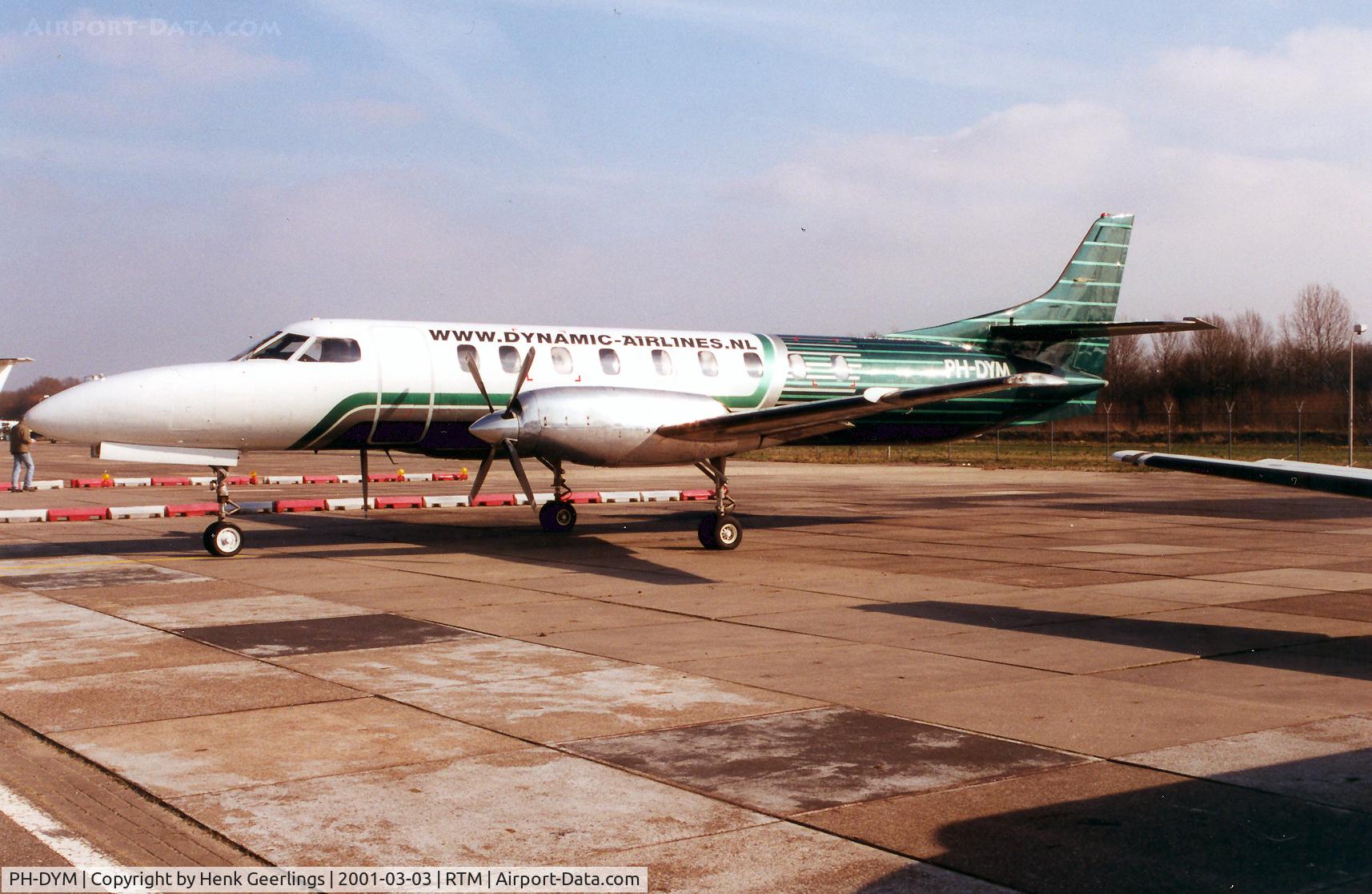 PH-DYM, 1982 Fairchild SA-227AC Metro III C/N AC-523, Dynamic Air - Rotterdam