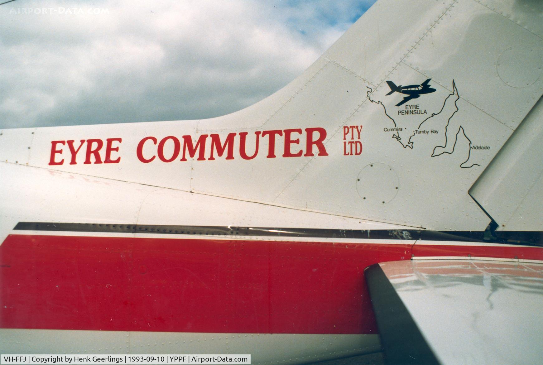 VH-FFJ, 1976 Cessna 402B C/N 402B1016, Eyre Commuter