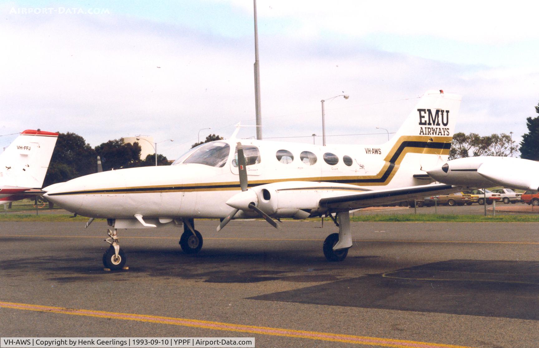 VH-AWS, 1980 Piper PA-38-112 Tomahawk C/N 38-80A0062, EMU Airways