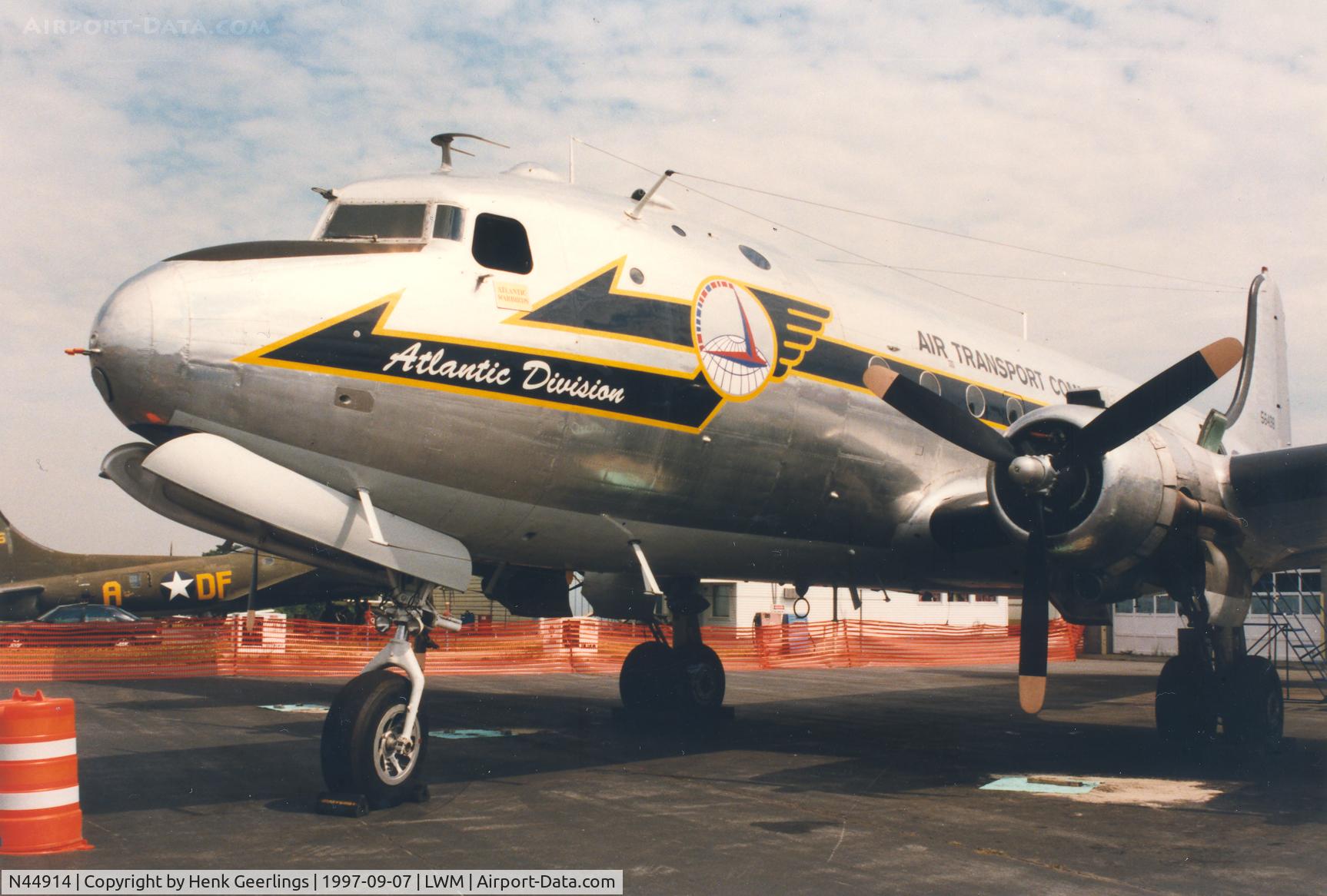 N44914, 1945 Douglas C-54Q-1-DC Skymaster (DC-4A) C/N 10630, Atlantic Warbirds Association