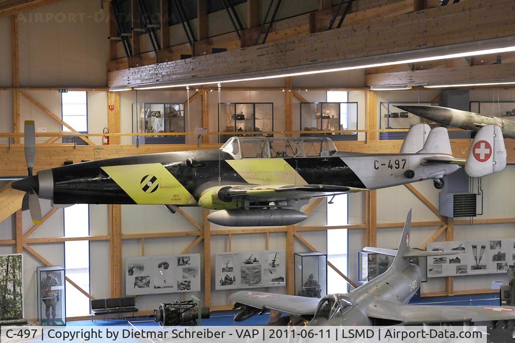 C-497, 1943 F+W C-3605 Schlepp C/N 277, Swiss Air Force Eidgenössische Konstruktionswerkstätte K+W C-36
