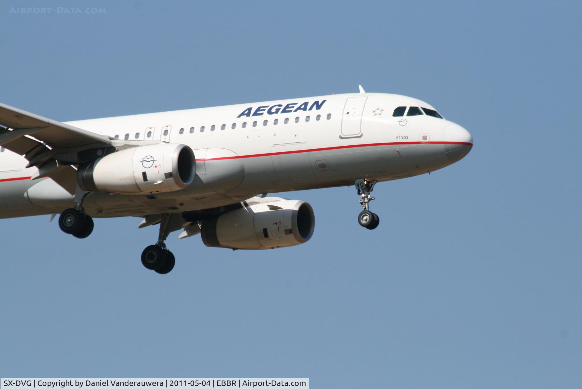 SX-DVG, 2006 Airbus A320-232 C/N 3033, Arrival of flight A3 620 to RWY 02
