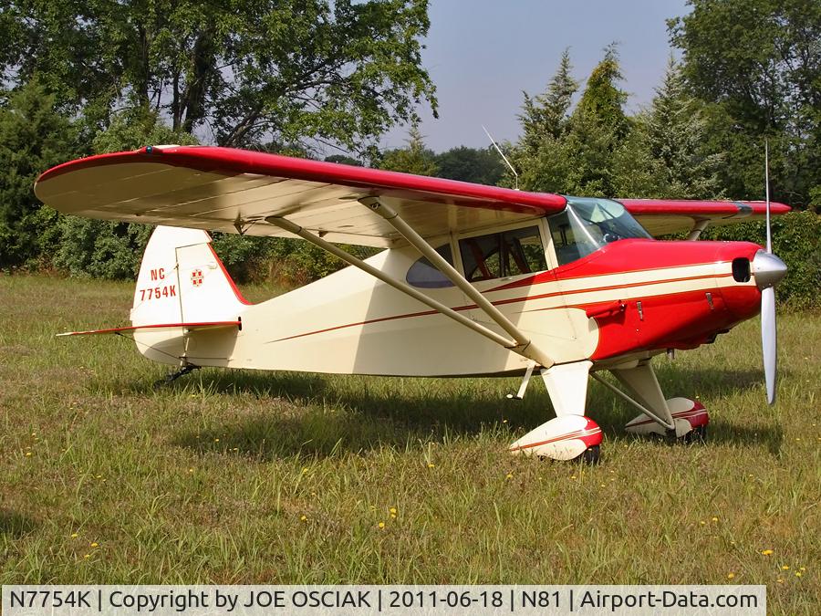 N7754K, 1953 Piper PA-20 Pacer C/N 20582, @ Hammonton