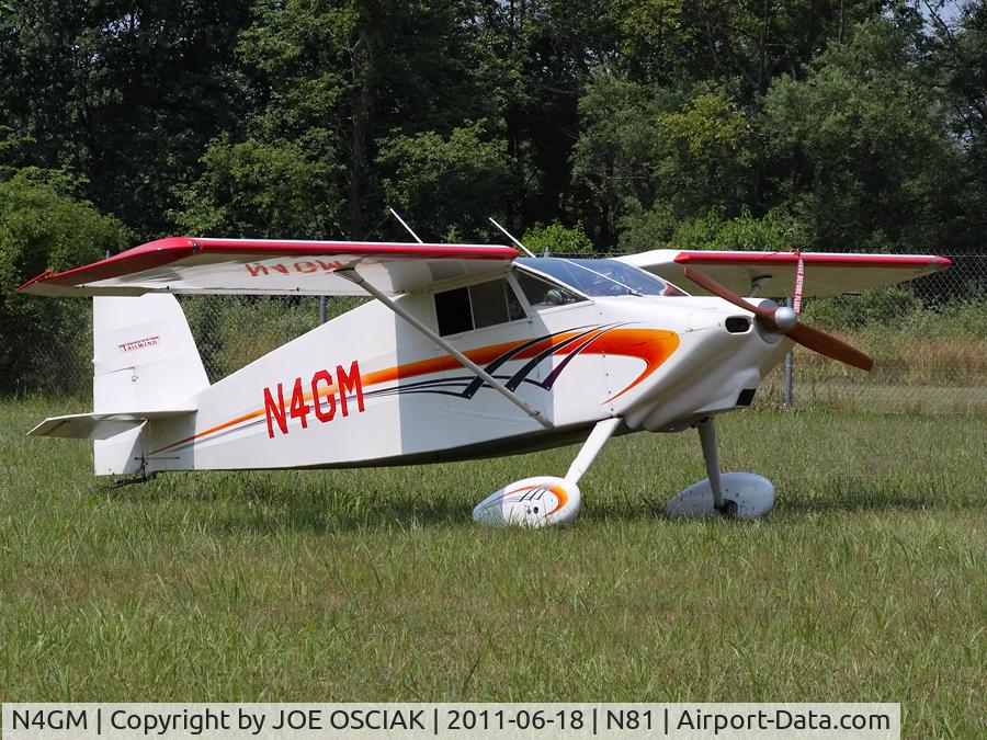 N4GM, 1975 Wittman W-8 Tailwind C/N 237, @ Hammonton