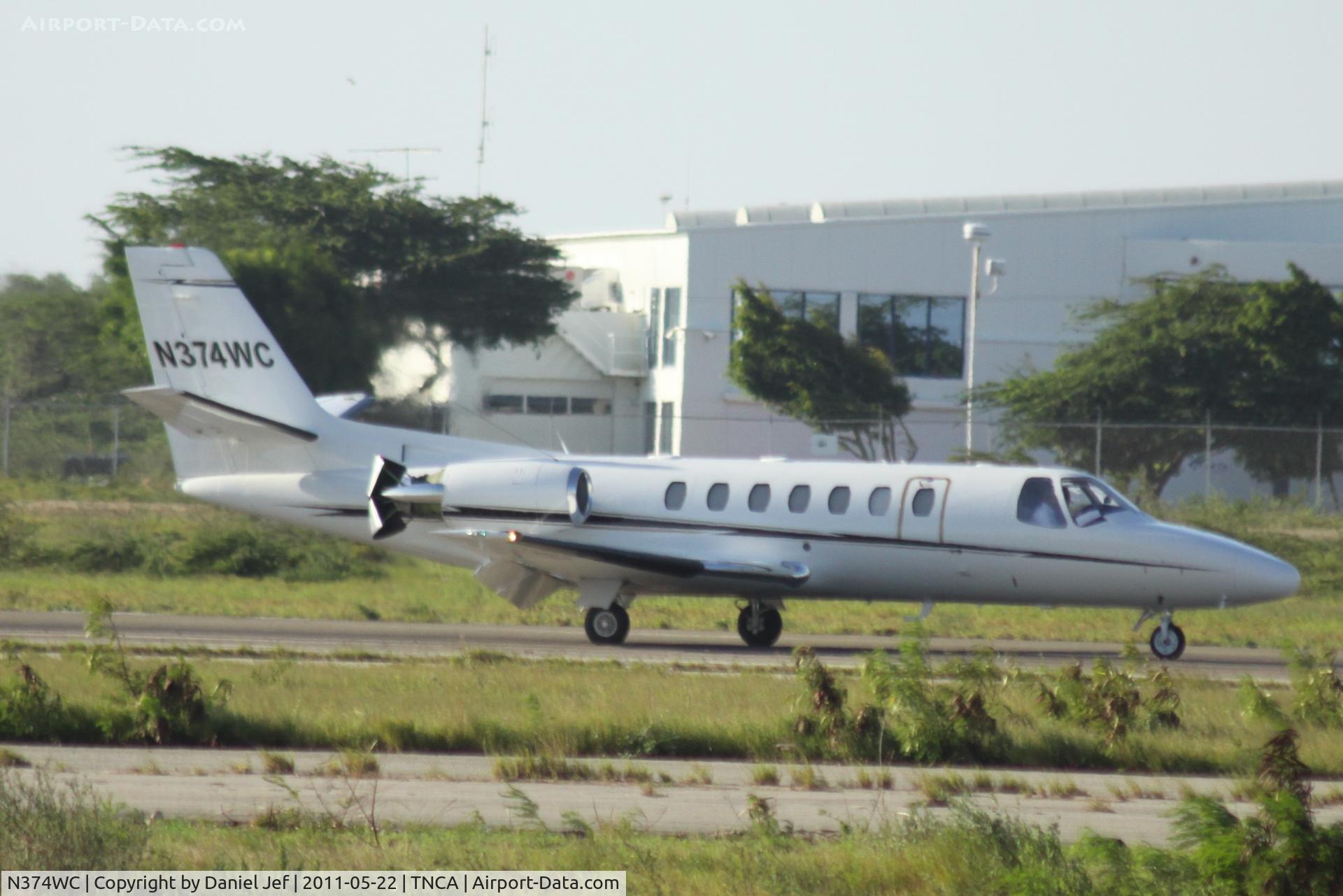 N374WC, 1998 Cessna 560 C/N 560-0475, N374WC landing at TNCA