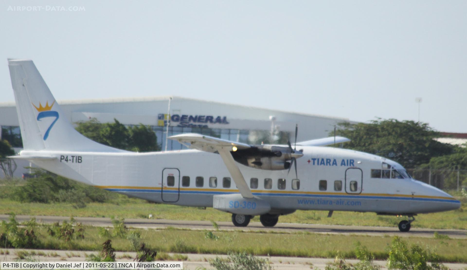 P4-TIB, 2000 Short 360-100 C/N SH.3621, P4-TIB landing at TNCA