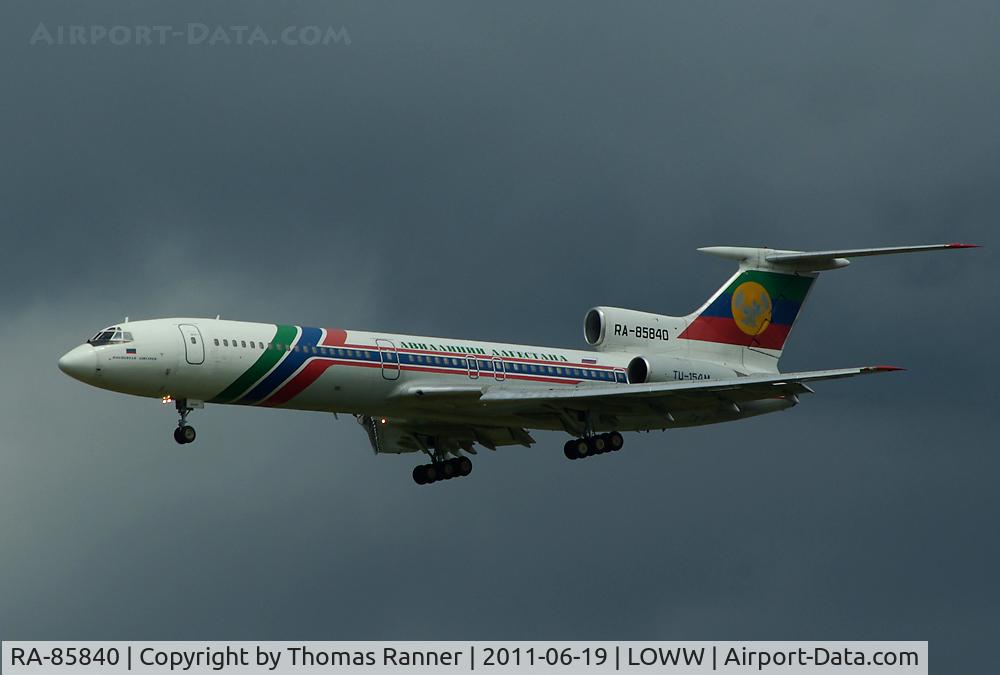 RA-85840, 1998 Tupolev Tu-154M C/N 98A1011, Daghestan Airlines Tu-154M