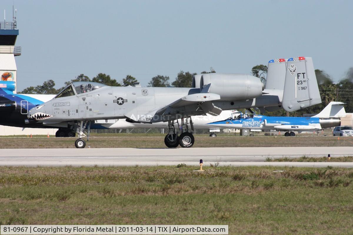 81-0967, 1981 Fairchild Republic A-10C Thunderbolt II C/N A10-0662, Wart Hog