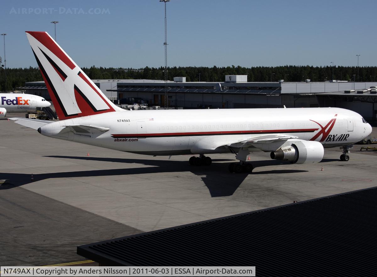 N749AX, 1984 Boeing 767-232(BDSF) C/N 22226, Parked at ramp R operating for DHL.