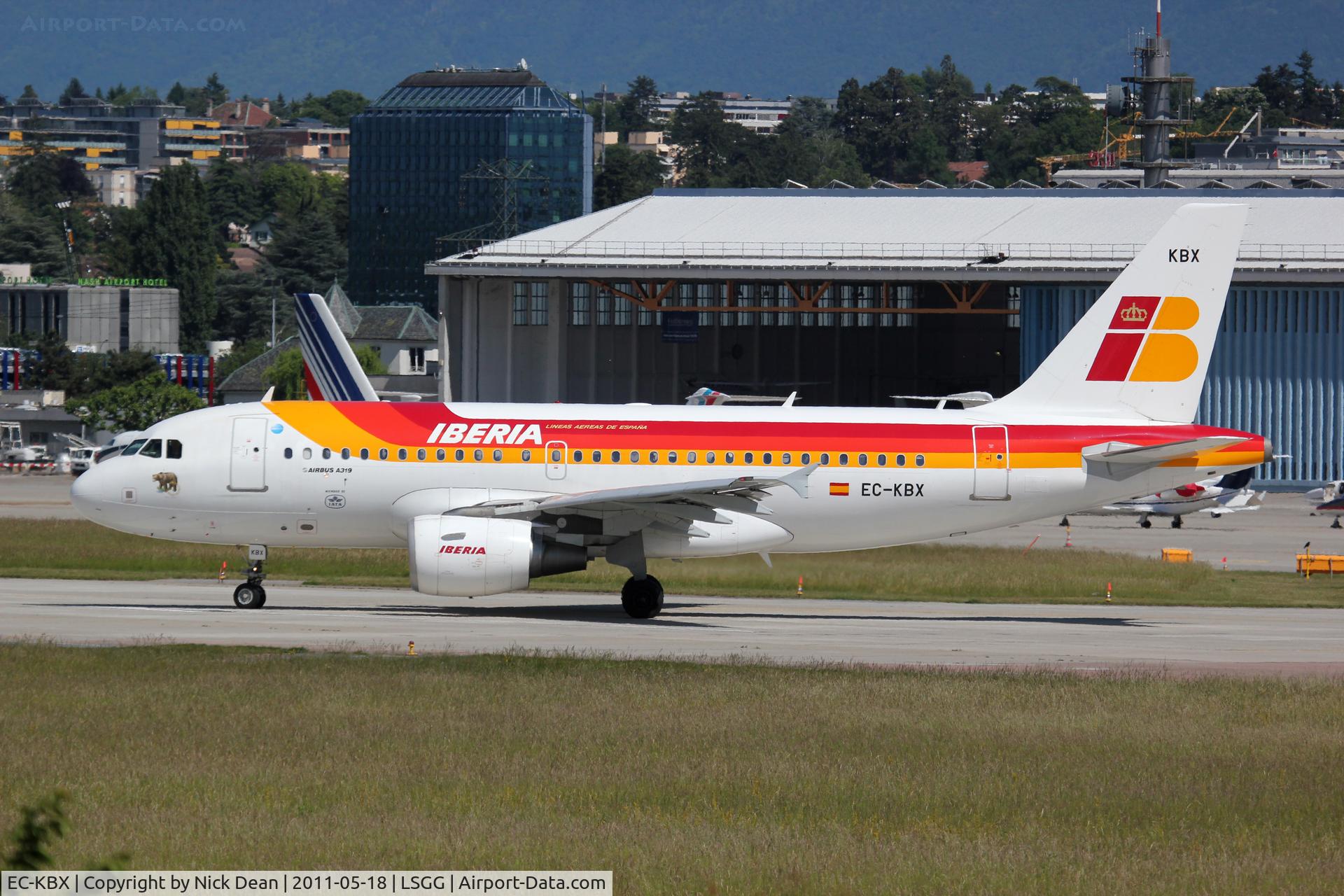 EC-KBX, 2007 Airbus A319-111 C/N 3078, LSGG/GVA