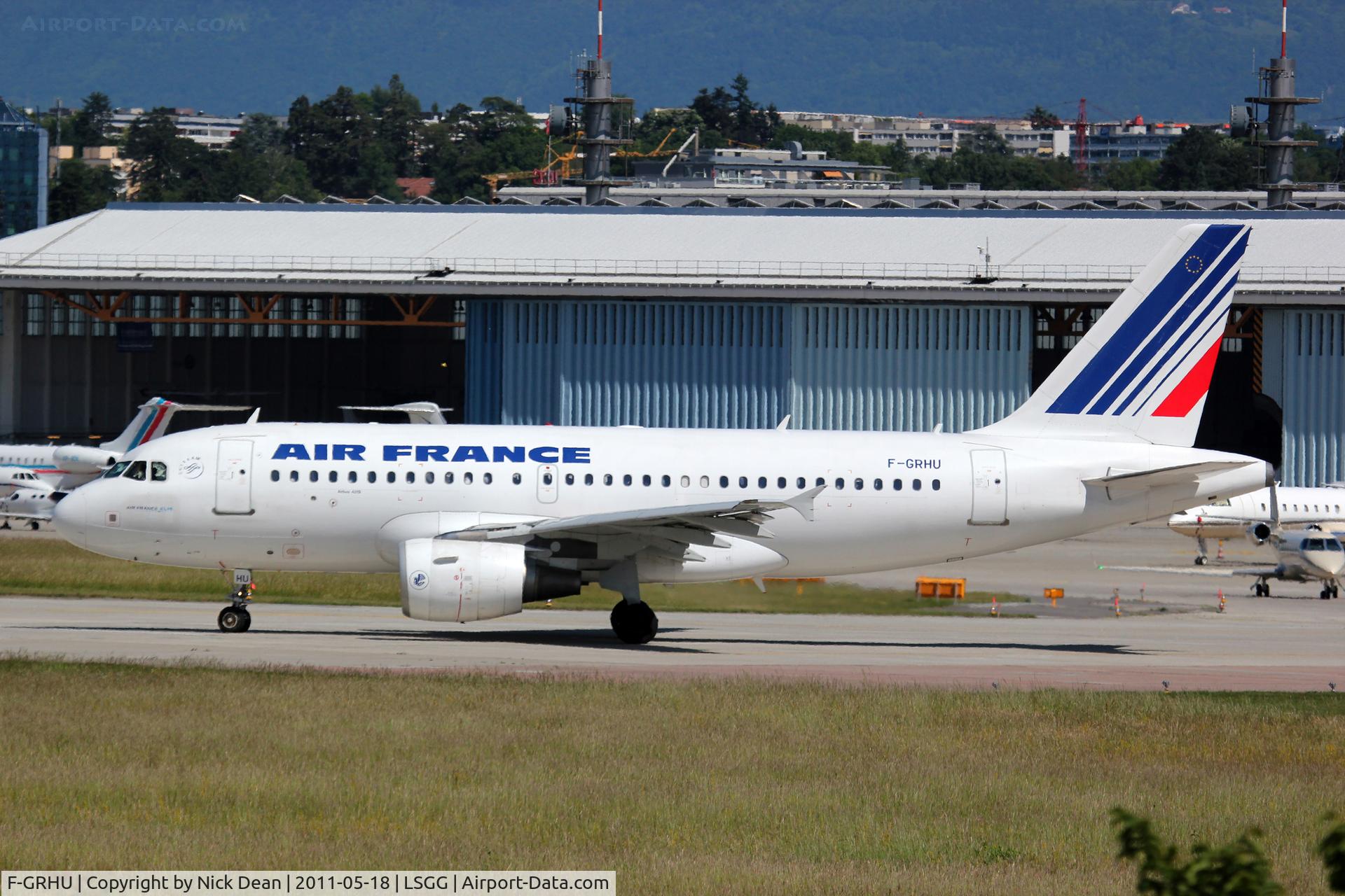 F-GRHU, 2001 Airbus A319-111 C/N 1471, LSGG/GVA
