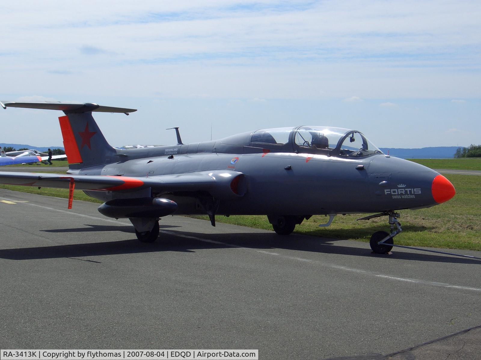 RA-3413K, 1972 Aero L-29 Delfin C/N 294872, L-29 Bayreuth Airport