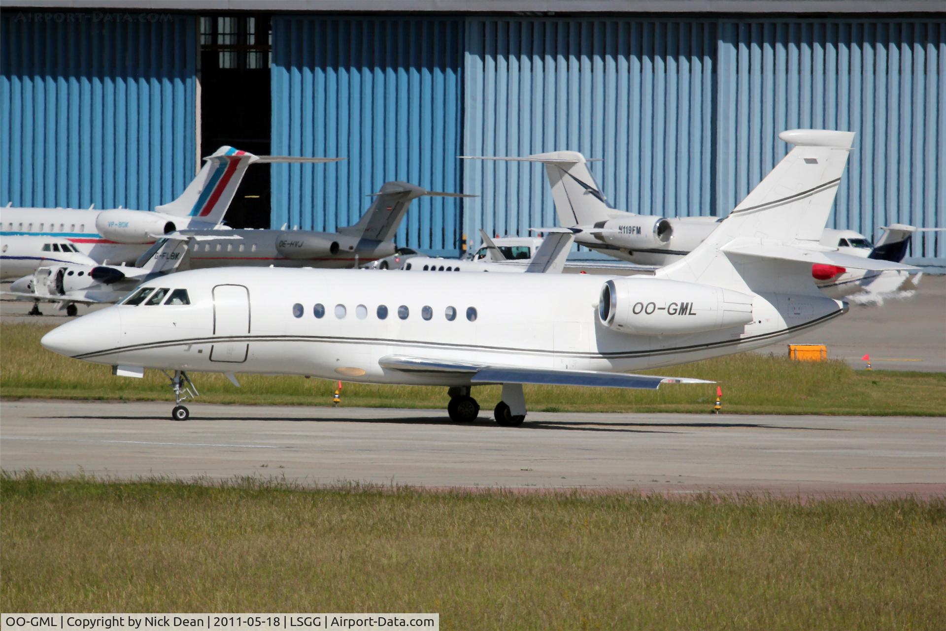 OO-GML, 2005 Dassault Falcon 2000EX C/N 75, LSGG/GVA