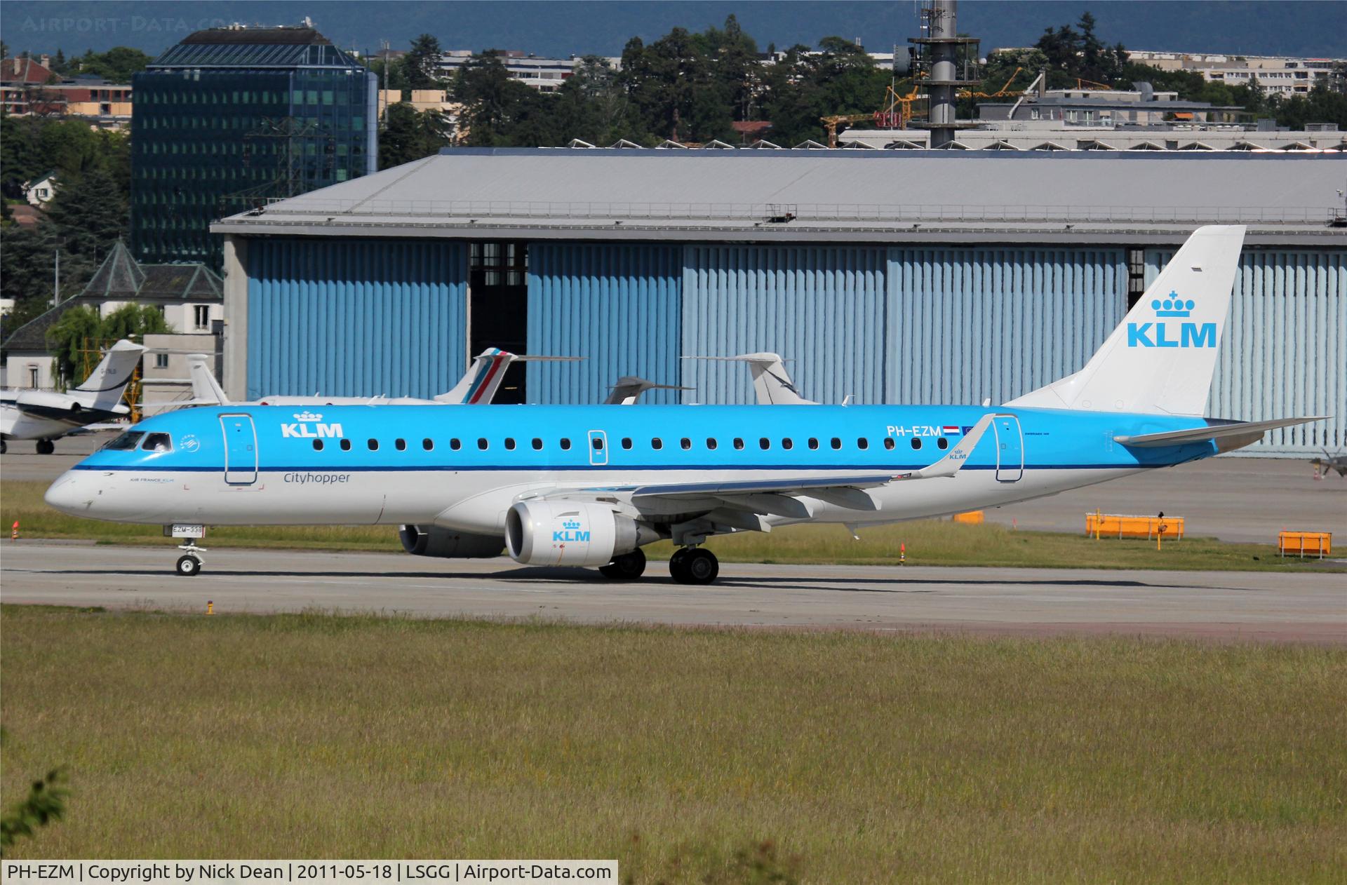 PH-EZM, 2010 Embraer 190LR (ERJ-190-100LR) C/N 19000338, LSGG/GVA